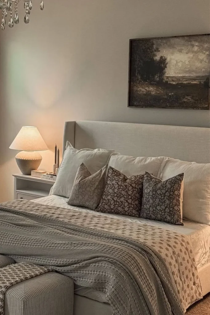 Apartamento pequeno com decoração farmhouse contemporânea e elegante
