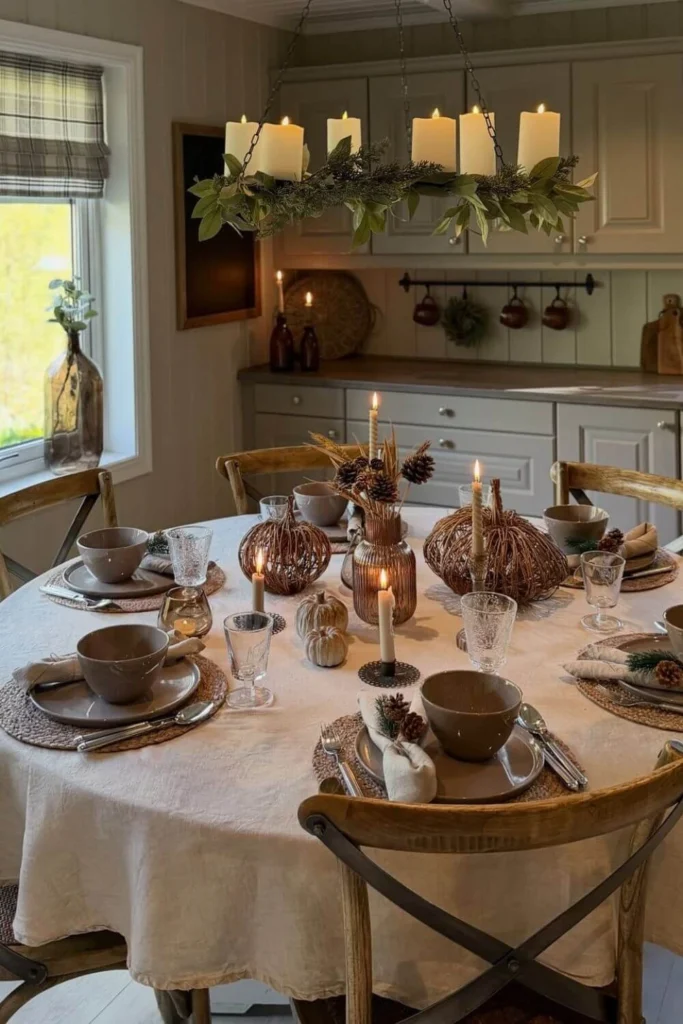 Mesa de jantar decor rústica
