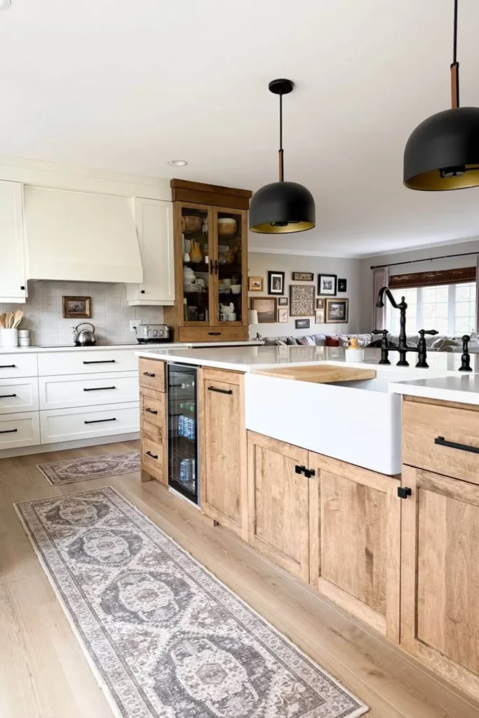 Cozinha estilo fazenda moderna