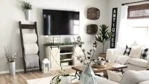 Decoração farmhouse em apartamentos pequenos