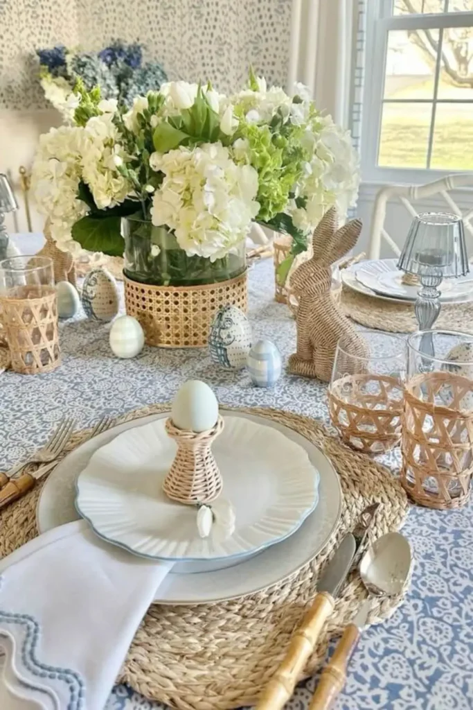 Mesa de pascoa farmhouse frances uso real